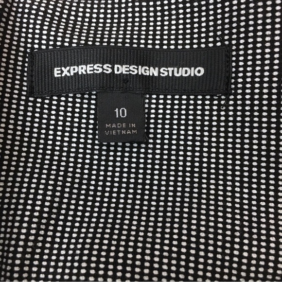 EXPRESS Design Studio Pencil Skirt Side Ruffle Detail Minimalist Career Size 10 - Picture 7 of 11